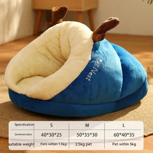 Winter Slipper Pet Nest Bed